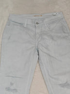 Women Levi's 535 White Blue Faded Super Skinny W30 L30 EU 40 L Jeans