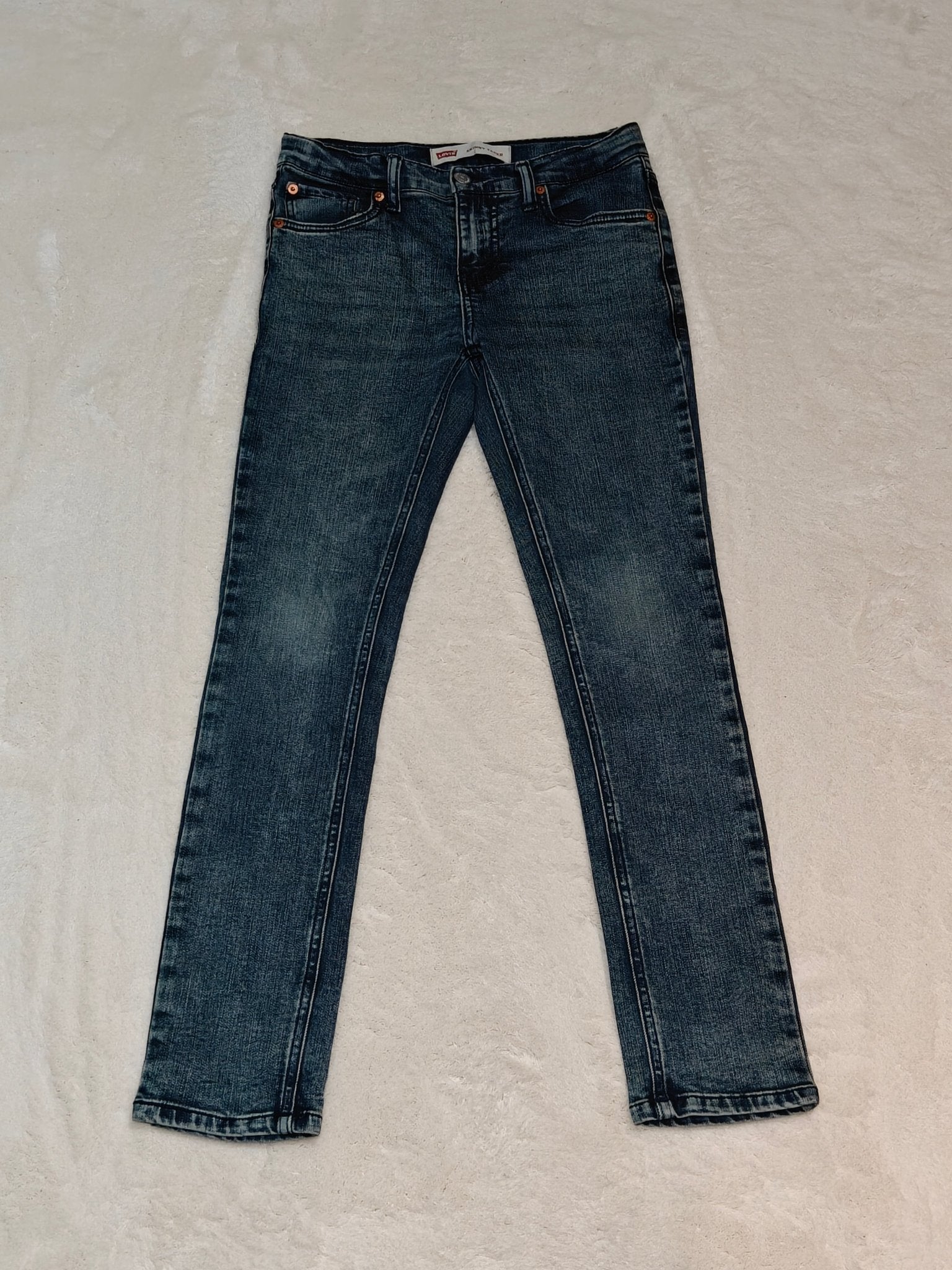 Women Levi's Blue Skinny Taper W26 L27 EU 36 S Jeans