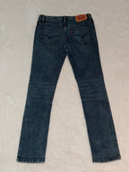 Women Levi's Blue Skinny Taper W26 L27 EU 36 S Jeans
