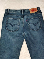 Women Levi's Blue Skinny Taper W26 L27 EU 36 S Jeans