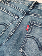 Women Levi's Blue Skinny Taper W26 L27 EU 36 S Jeans