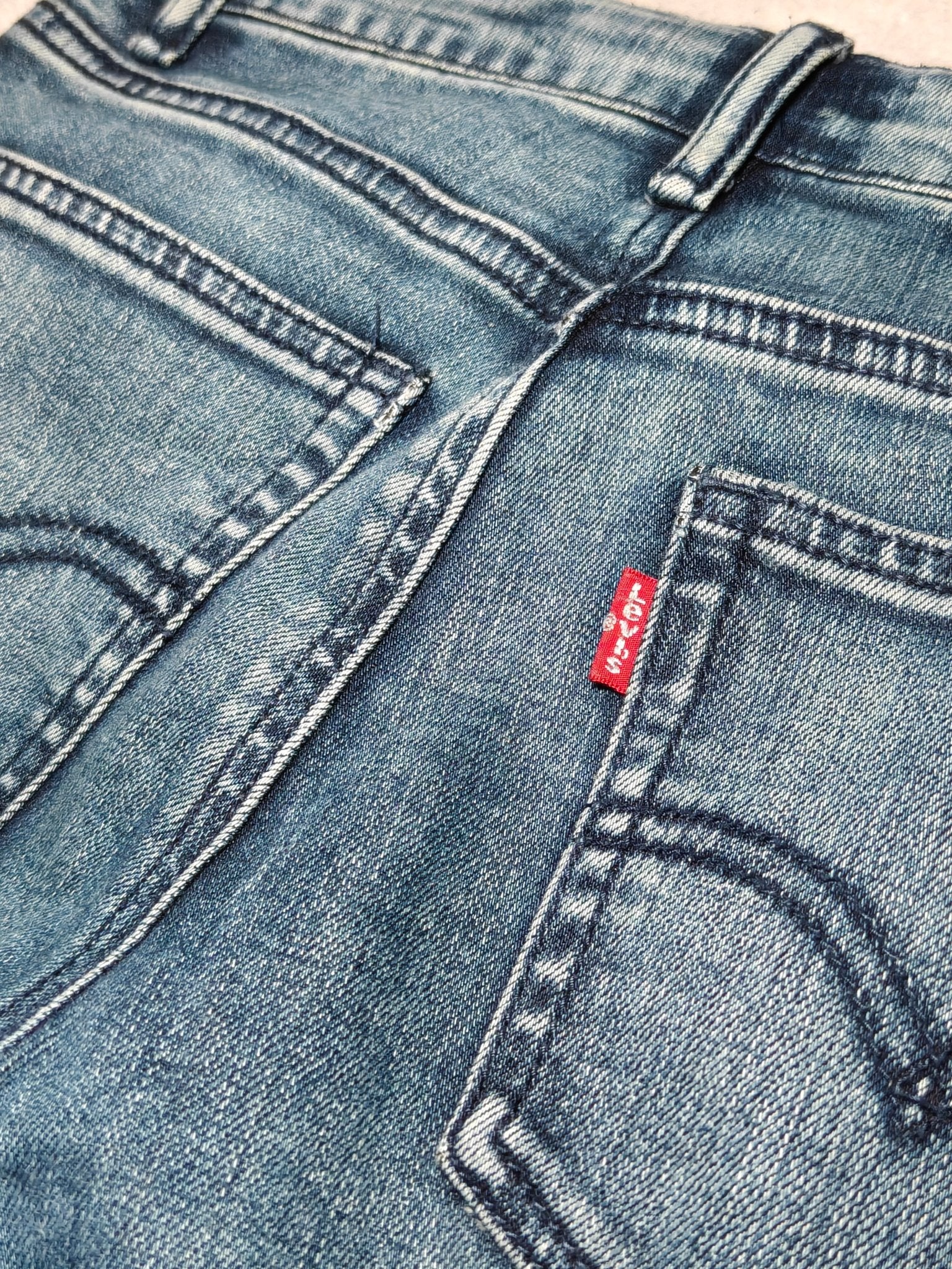 Women Levi's Blue Skinny Taper W26 L27 EU 36 S Jeans