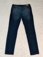 Women Levi's 710 Blue Super Skinny W26 L30 EU 36 S Jeans