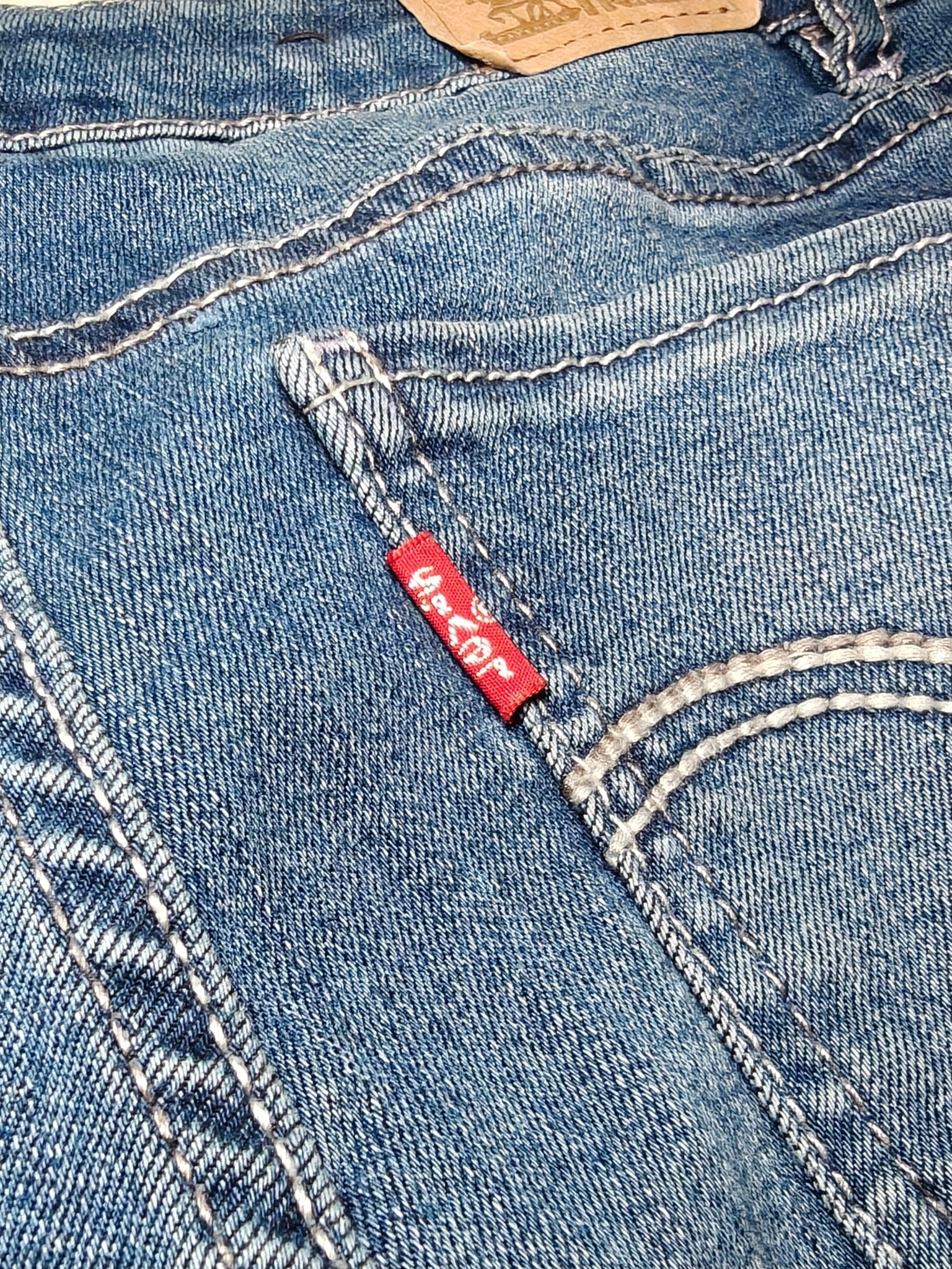 Women Levi's 710 Blue Super Skinny W26 L30 EU 36 S Jeans