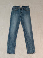 Women Levi's 711 Light Blue Skinny W26 L30 EU 36 S Jeans