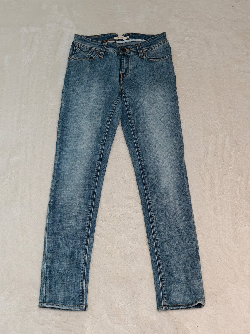 Women Levi's 711 Light Blue Skinny W26 L30 EU 36 S Jeans