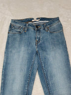 Women Levi's 711 Light Blue Skinny W26 L30 EU 36 S Jeans