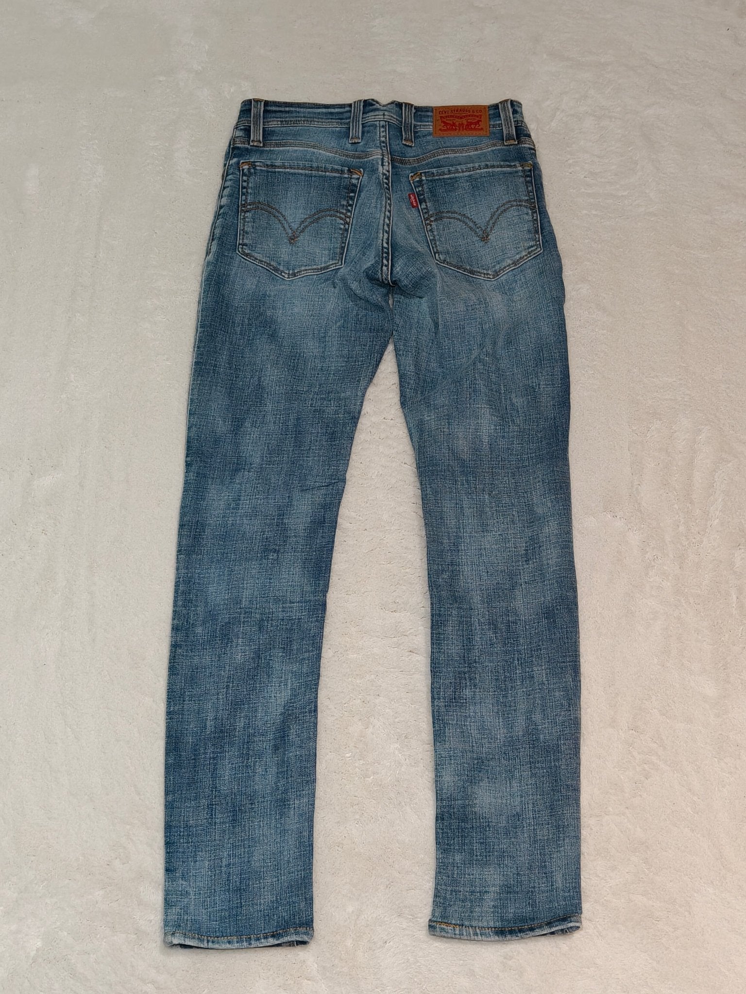 Women Levi's 711 Light Blue Skinny W26 L30 EU 36 S Jeans