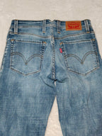 Women Levi's 711 Light Blue Skinny W26 L30 EU 36 S Jeans