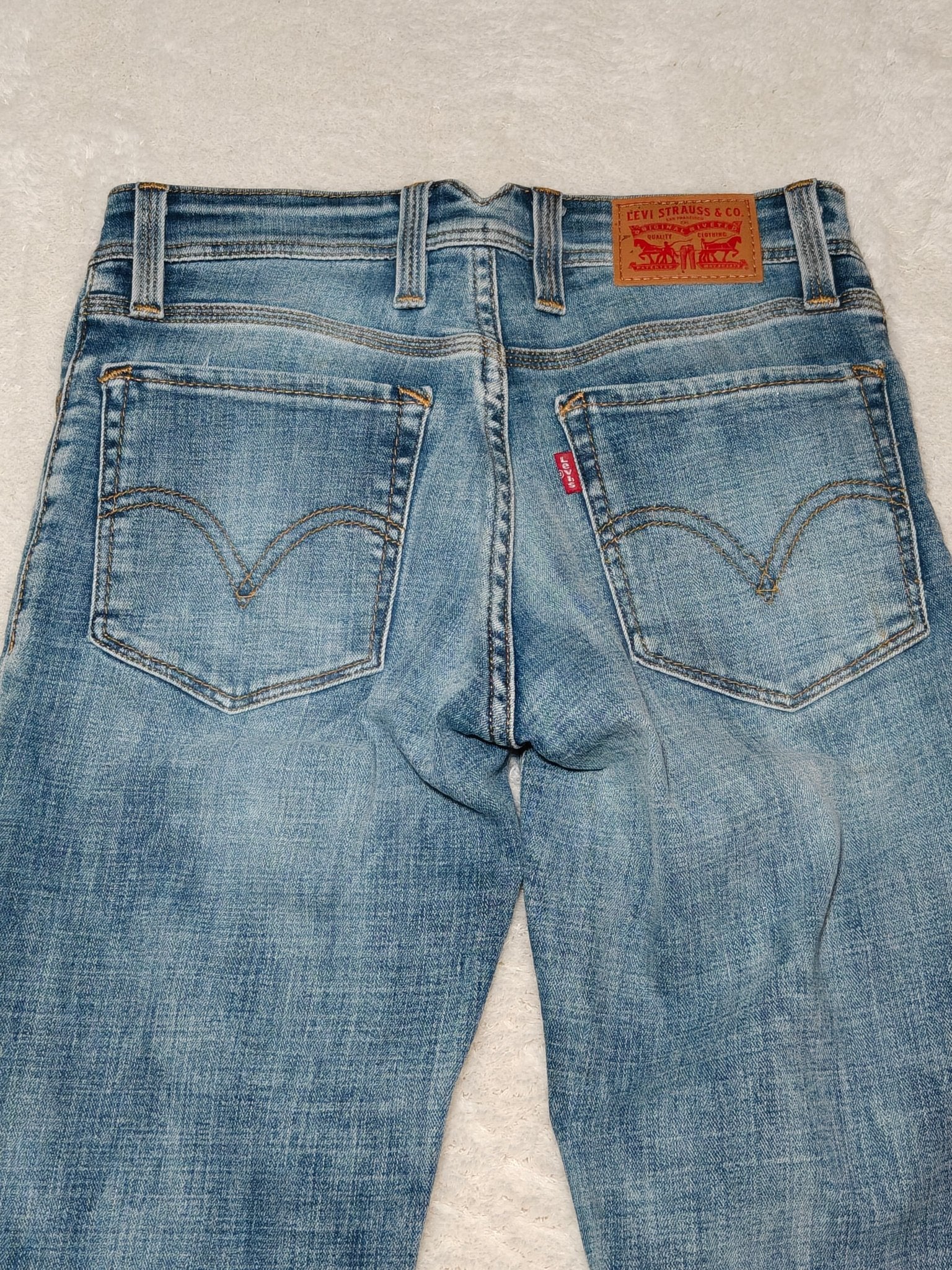 Women Levi's 711 Light Blue Skinny W26 L30 EU 36 S Jeans