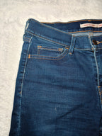Women Levi's 710 Dark Blue Super Skinny W28 L30 EU 38 M Jeans