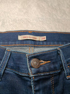 Women Levi's 710 Dark Blue Super Skinny W28 L30 EU 38 M Jeans