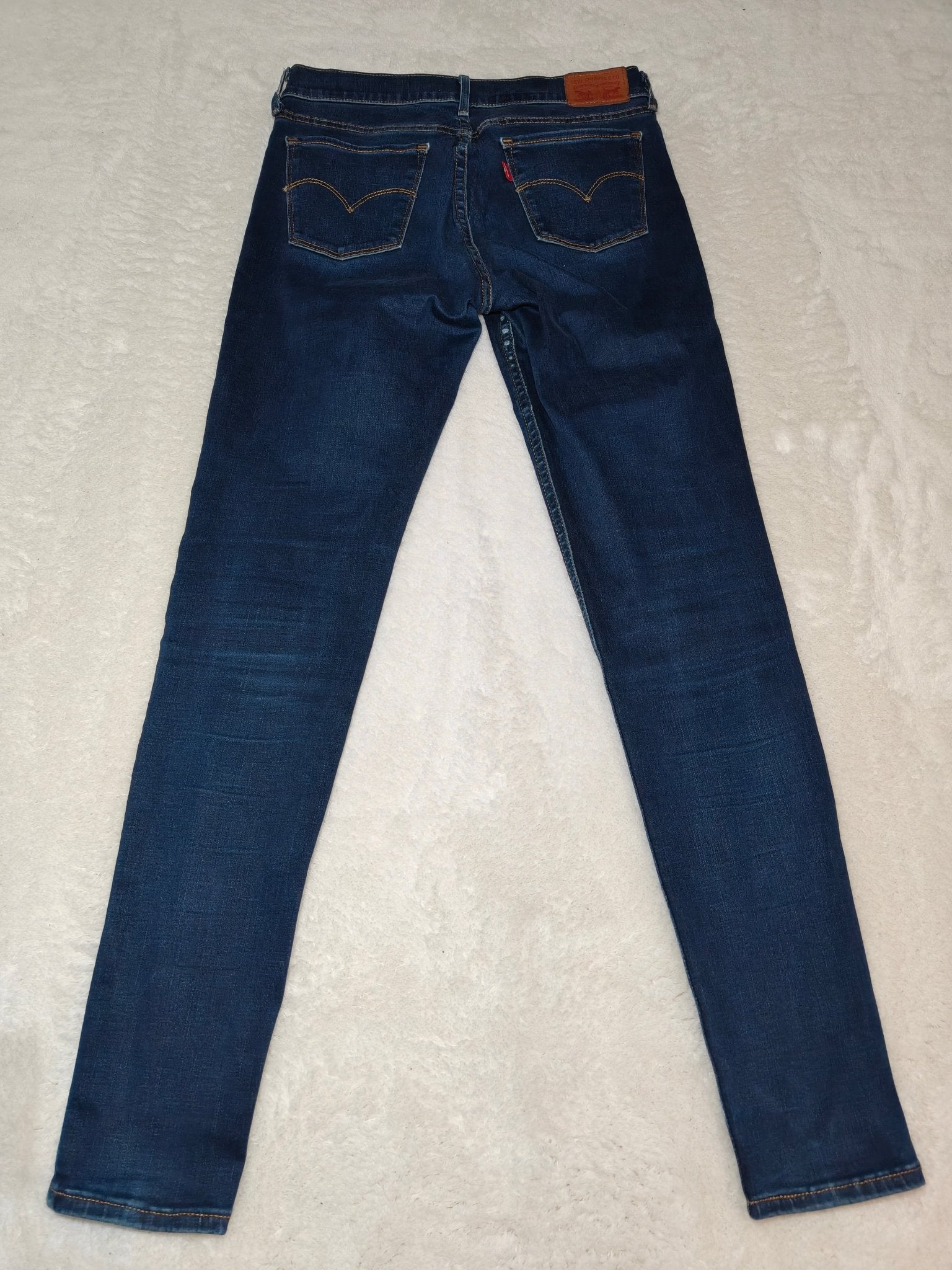 Women Levi's 710 Dark Blue Super Skinny W28 L30 EU 38 M Jeans
