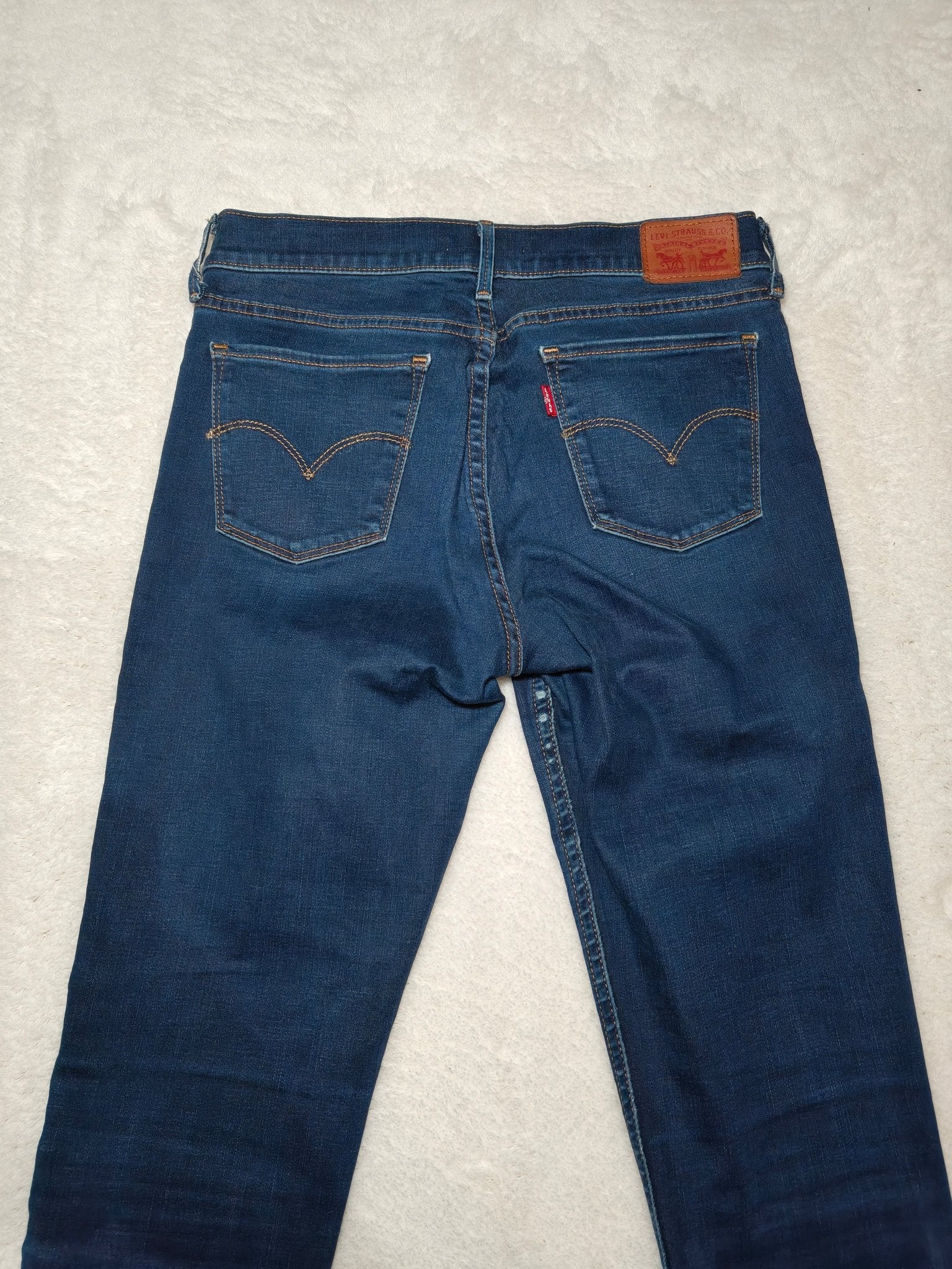 Women Levi's 710 Dark Blue Super Skinny W28 L30 EU 38 M Jeans