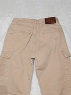 Women GUESS Beige Cargo Slim W24 EU 34 XS Cargo Jeans