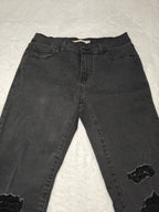Women Levi's 710 Black Faded Super Skinny W28 L30 EU 38 M Jeans