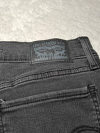 Women Levi's 710 Black Faded Super Skinny W28 L30 EU 38 M Jeans