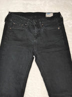 Women G - Star RAW 3301 Contour Black Faded Skinny W27 L30 EU 36 S Jeans