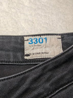Women G - Star RAW 3301 Contour Black Faded Skinny W27 L30 EU 36 S Jeans