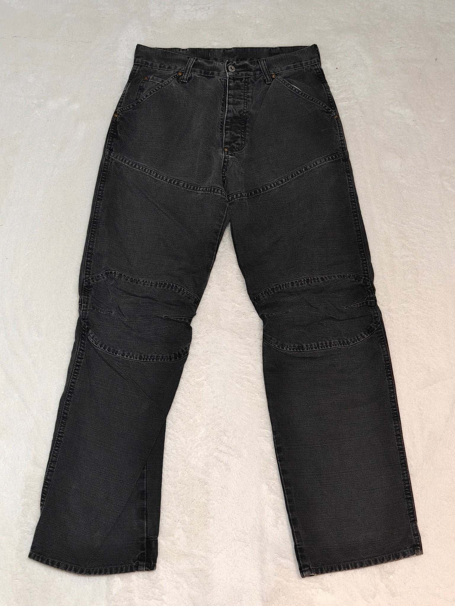 Men G - Star RAW Shortcut Elwood Black Faded Flared W29 L32 Jeans