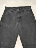 Men G - Star RAW Shortcut Elwood Black Faded Flared W29 L32 Jeans