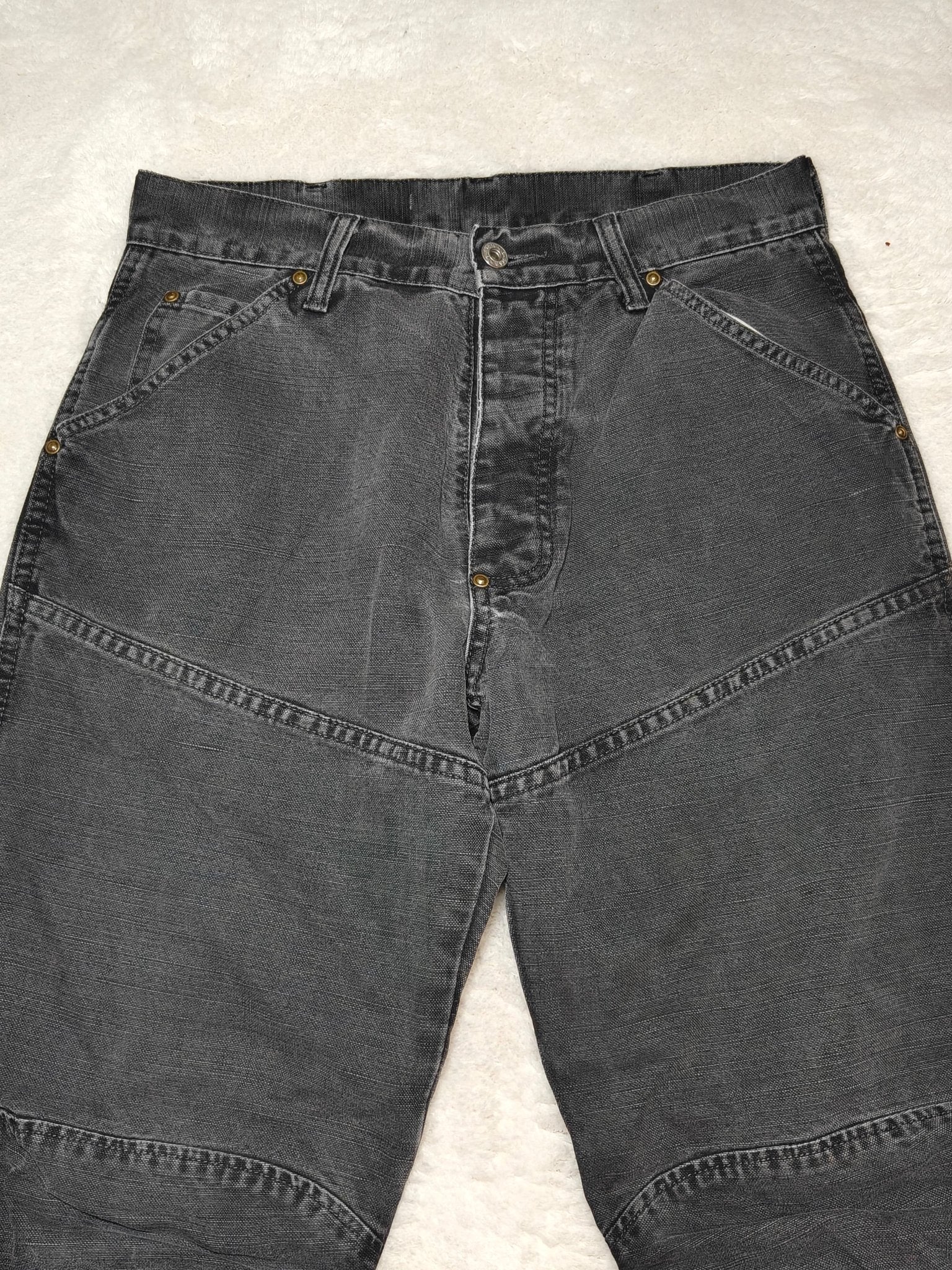 Men G - Star RAW Shortcut Elwood Black Faded Flared W29 L32 Jeans