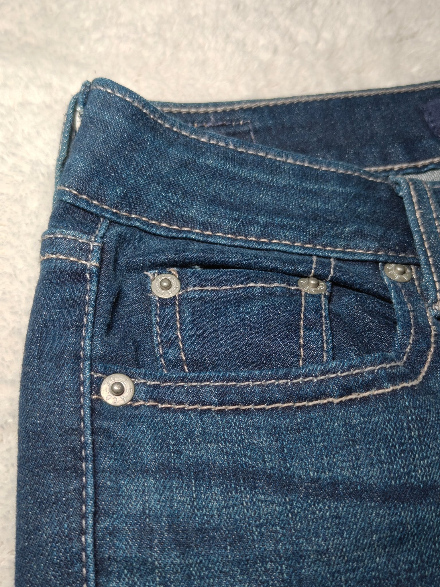 Women Levi's 535 Leggings Dark Blue Skinny W25 L30 EU 34 XS Jeans