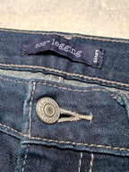Women Levi's 535 Leggings Dark Blue Skinny W25 L30 EU 34 XS Jeans
