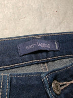 Women Levi's 535 Leggings Dark Blue Skinny W25 L30 EU 34 XS Jeans