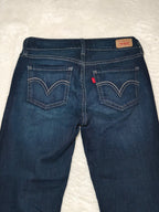 Women Levi's 535 Leggings Dark Blue Skinny W25 L30 EU 34 XS Jeans