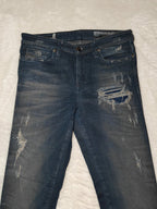 Women Diesel Skinzee Dark Blue Wash 0847V Super Slim Skinny W27 L32 EU 36 S Jeans