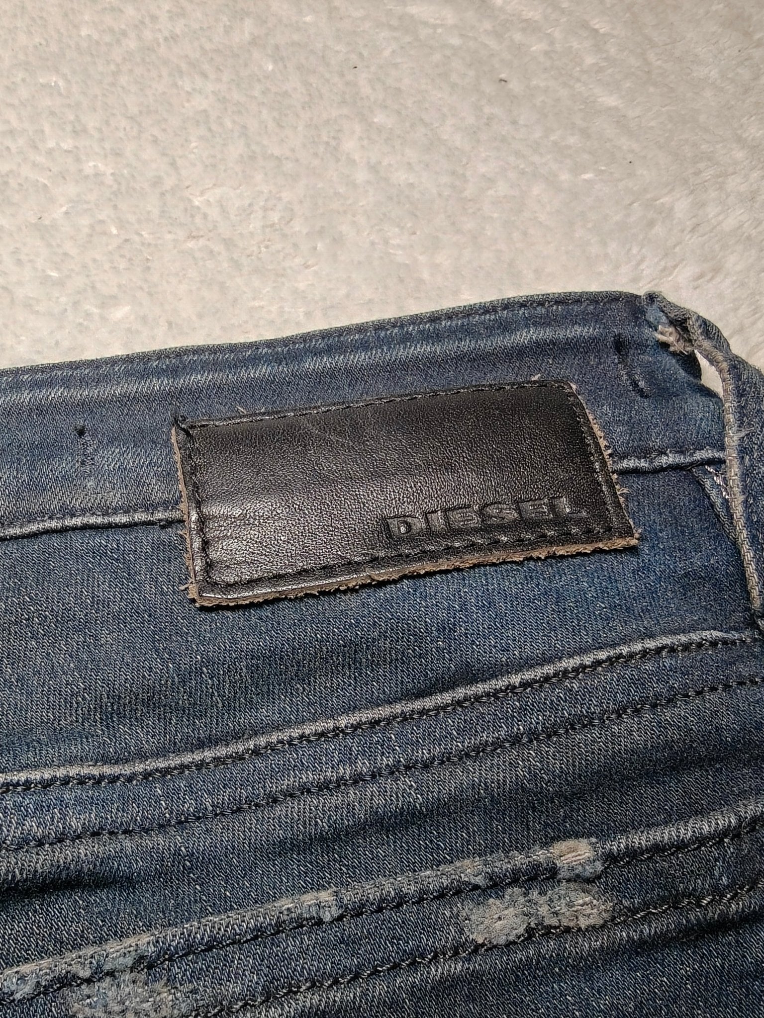 Women Diesel Skinzee Dark Blue Wash 0847V Super Slim Skinny W27 L32 EU 36 S Jeans