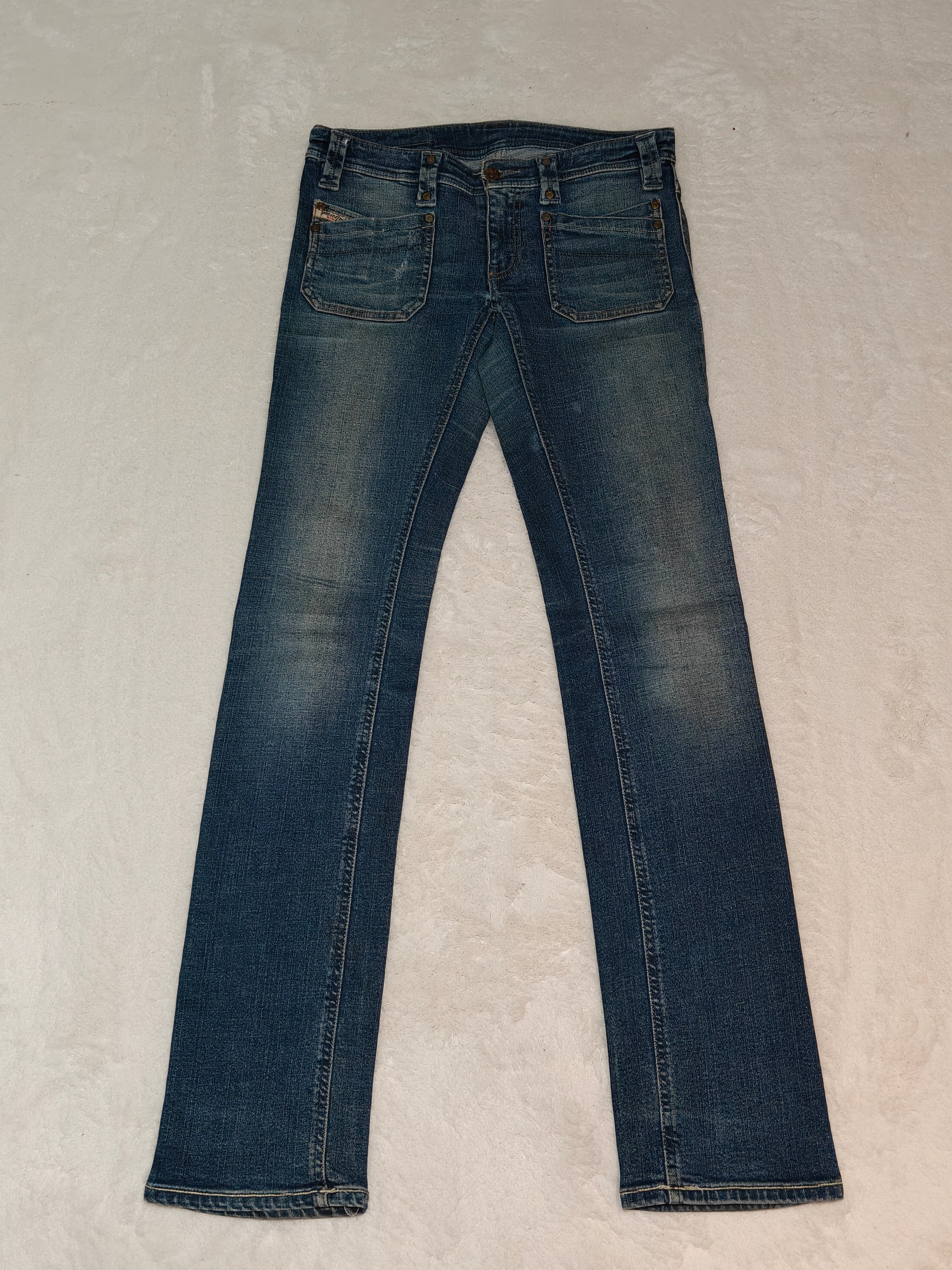 Women Diesel Keate Blue Slim Fit W28 L32 (EU 38/M) Jeans