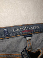 Men U.S. Polo Assn Activate Stretch Blue Slim W32 L32 Jeans