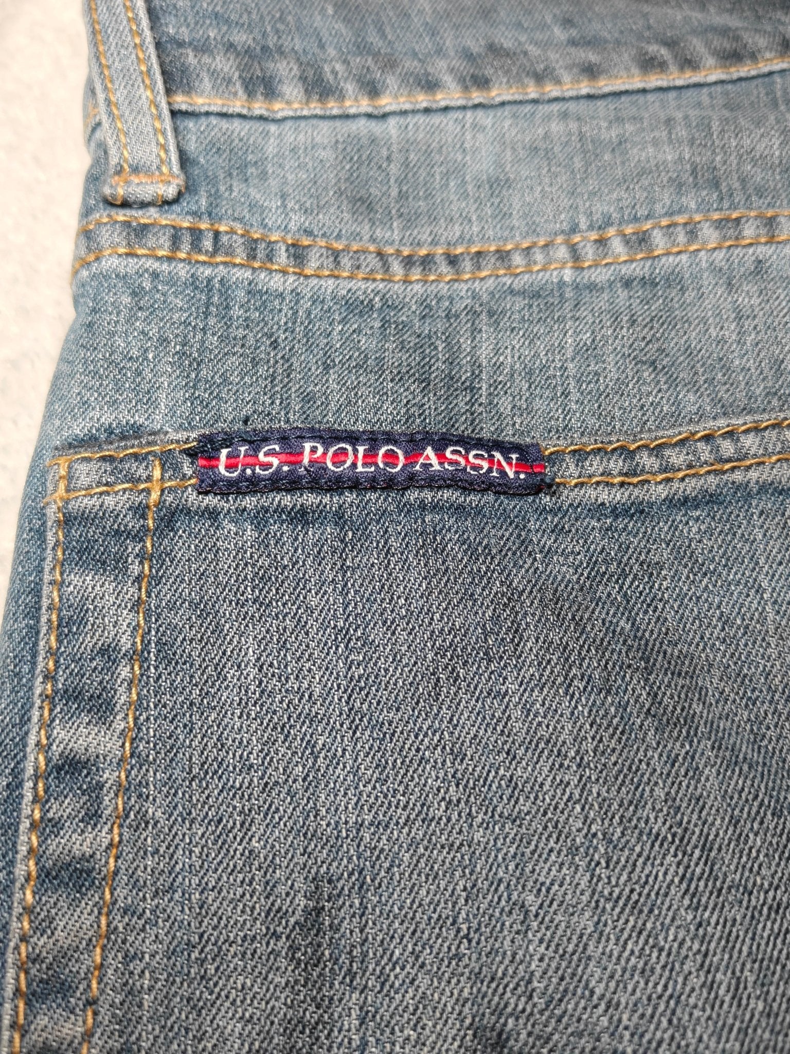 Men U.S. Polo Assn Activate Stretch Blue Slim W32 L32 Jeans