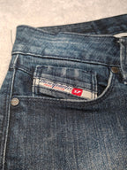 Women Diesel Matic Dark Blue Wash 0081N1 Slim W27 L32 EU 36 S Jeans