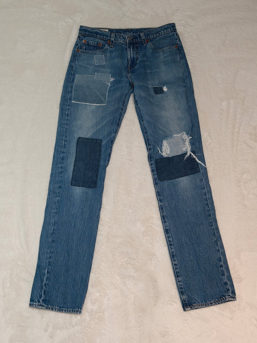 Men Levi’s 511 Blue Straight W30 L34 Jeans