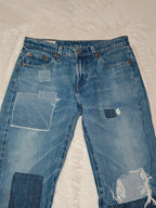 Men Levi’s 511 Blue Straight W30 L34 Jeans