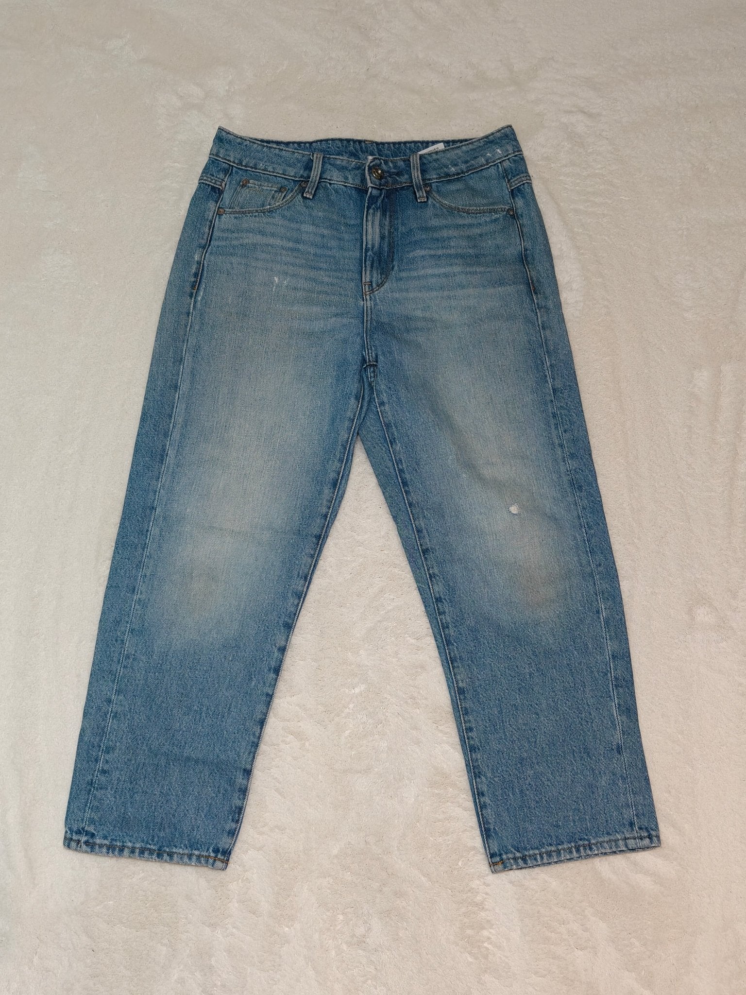 Women G - Star RAW 3301 High Boyfriend Light Blue Boyfriend W24 L30 EU 34 XS Jeans