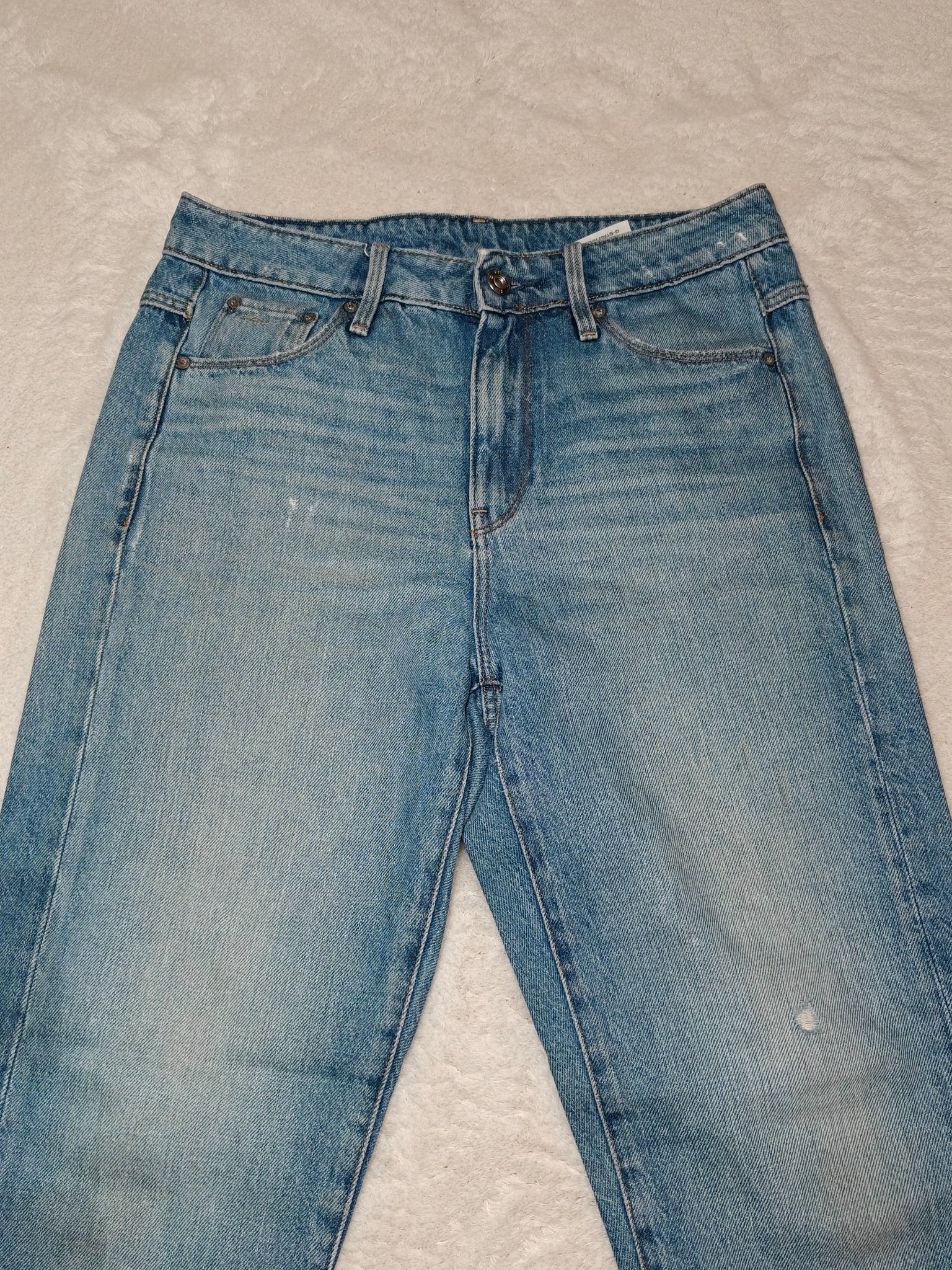 Women G - Star RAW 3301 High Boyfriend Light Blue Boyfriend W24 L30 EU 34 XS Jeans