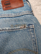 Women G - Star RAW 3301 High Boyfriend Light Blue Boyfriend W24 L30 EU 34 XS Jeans