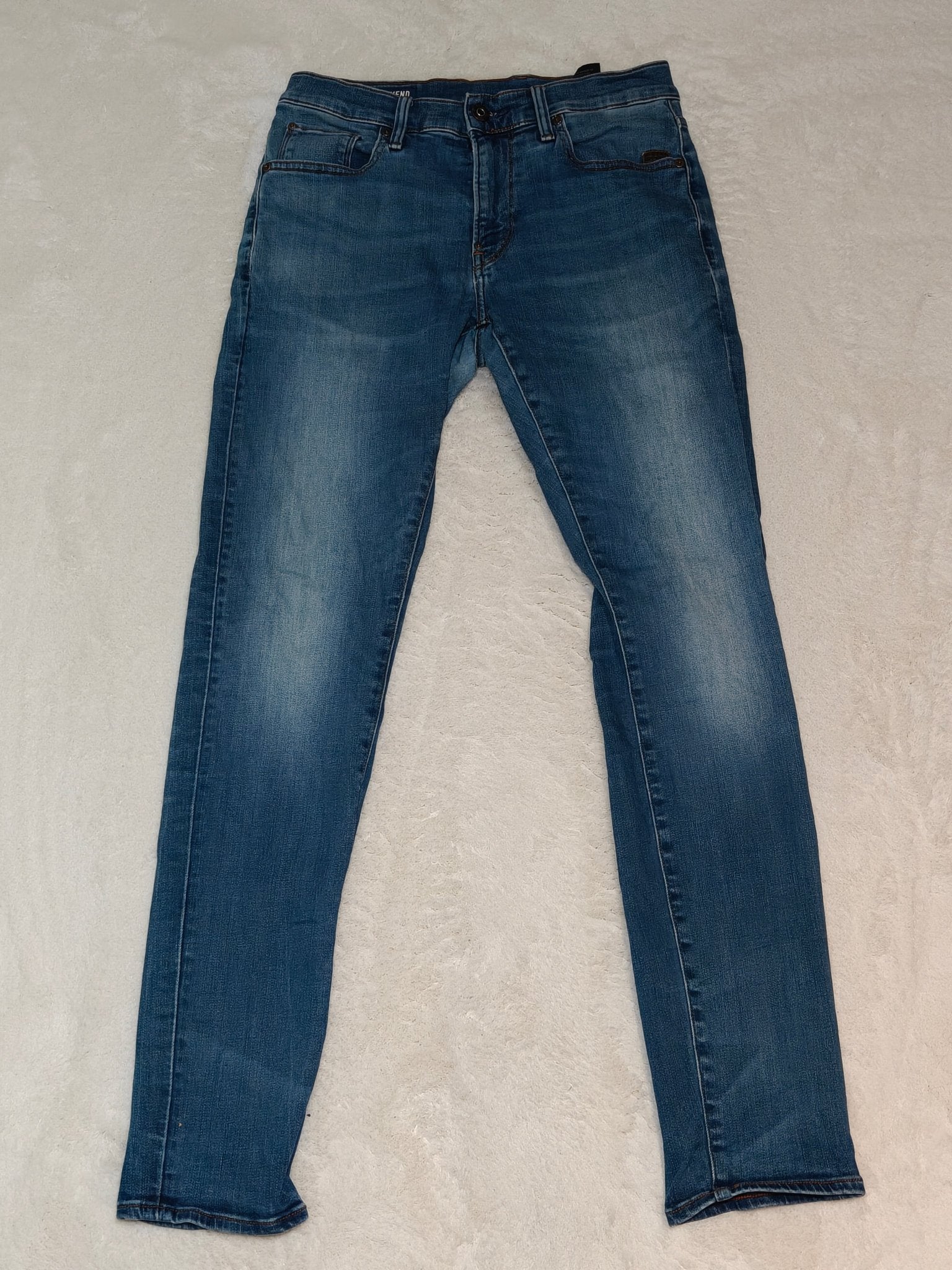 Men G - Star RAW Revend Blue Skinny W29 L32 Jeans