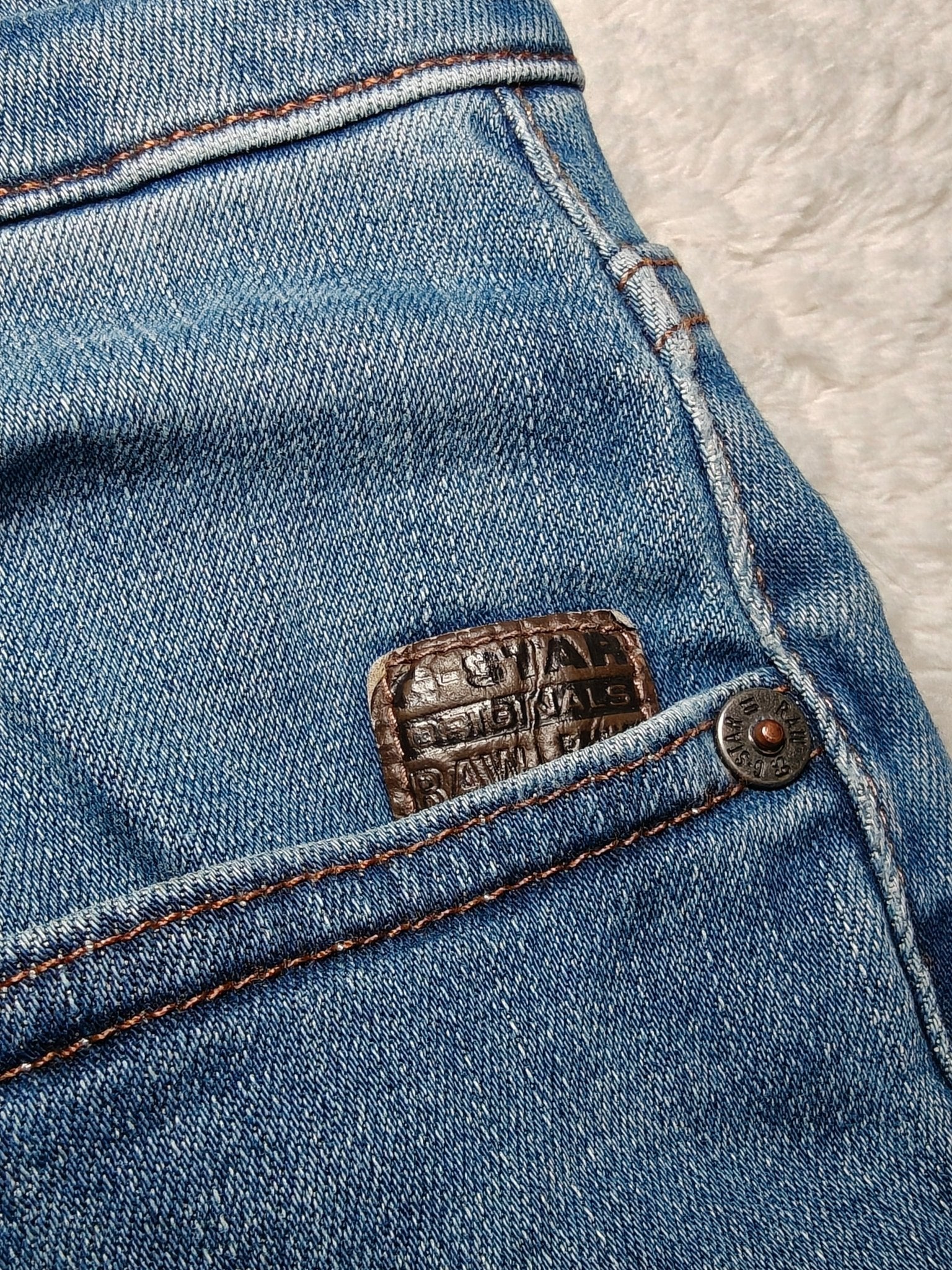 Men G - Star RAW Revend Blue Skinny W29 L32 Jeans
