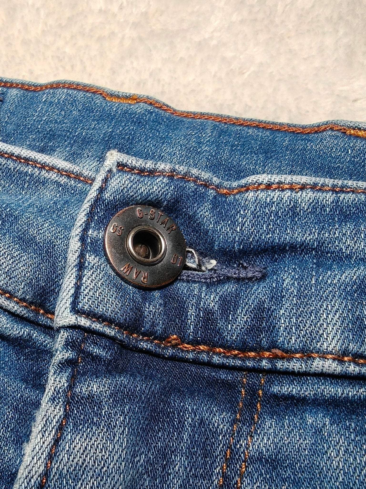 Men G - Star RAW Revend Blue Skinny W29 L32 Jeans