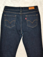 Women Levi's Dark Blue Skinny W28 L28 EU 38 M Jeans