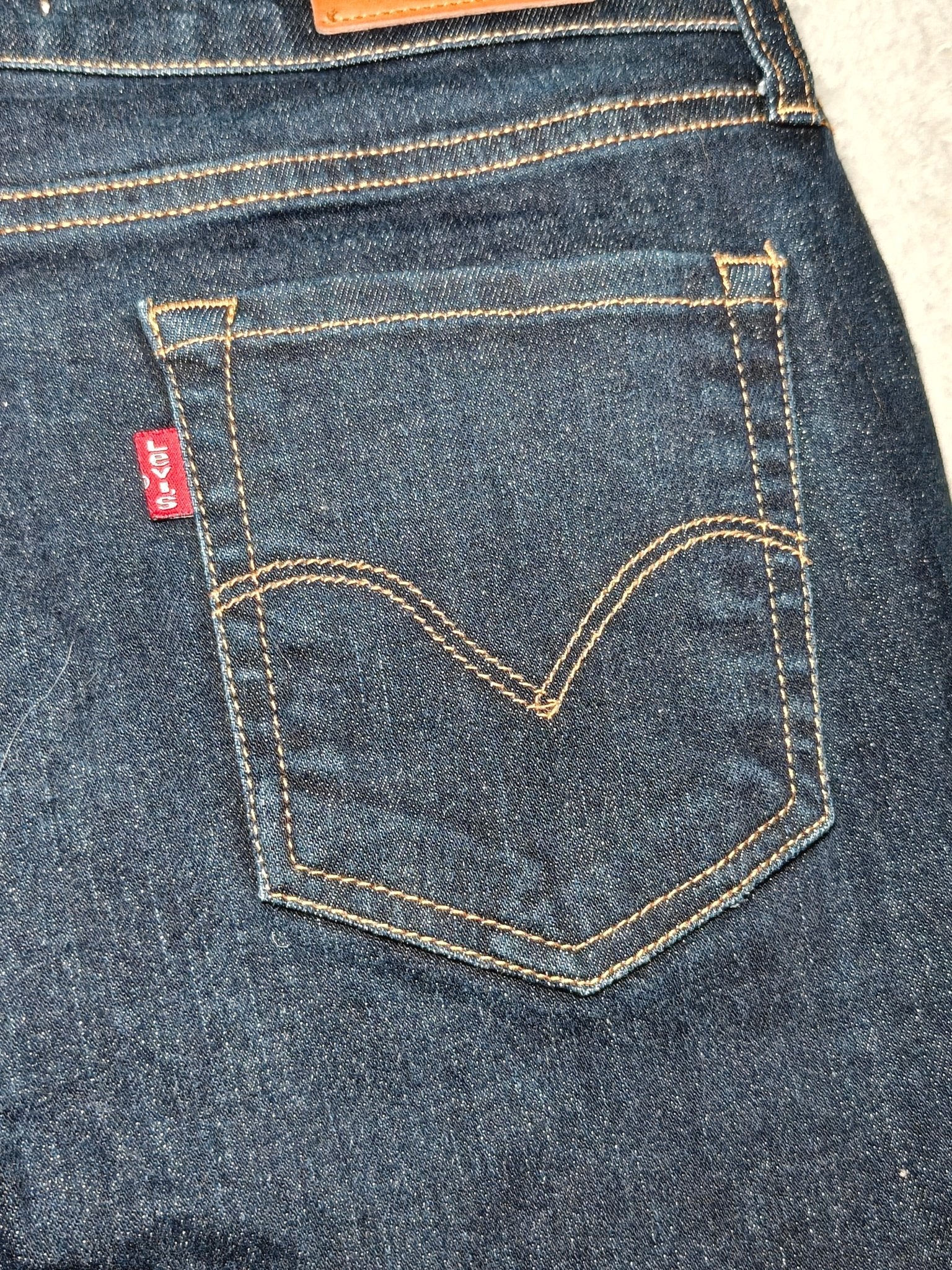 Women Levi's Dark Blue Skinny W28 L28 EU 38 M Jeans