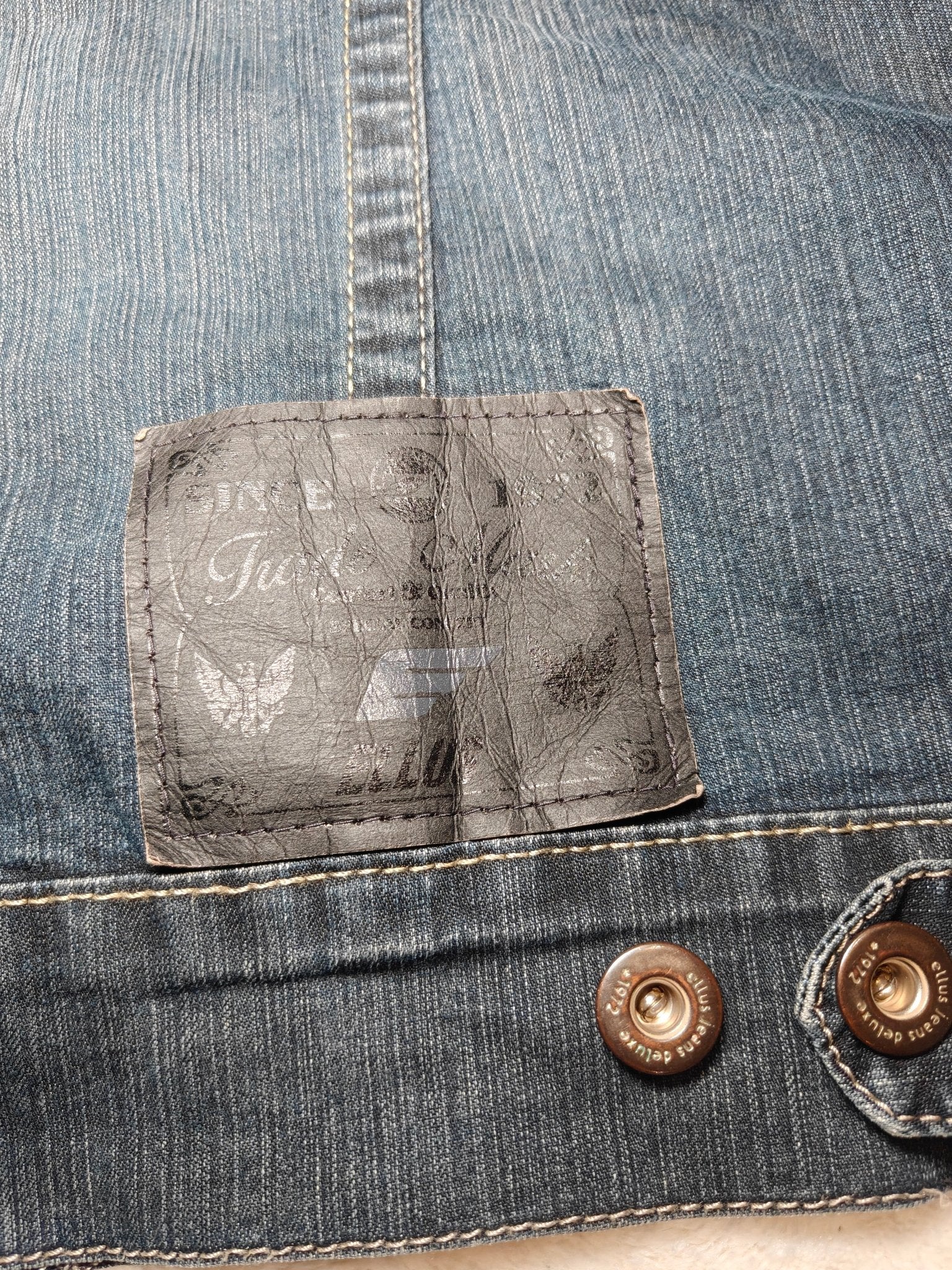 Women Ellus Jeans De Lure Dark Blue M Denim Jacket