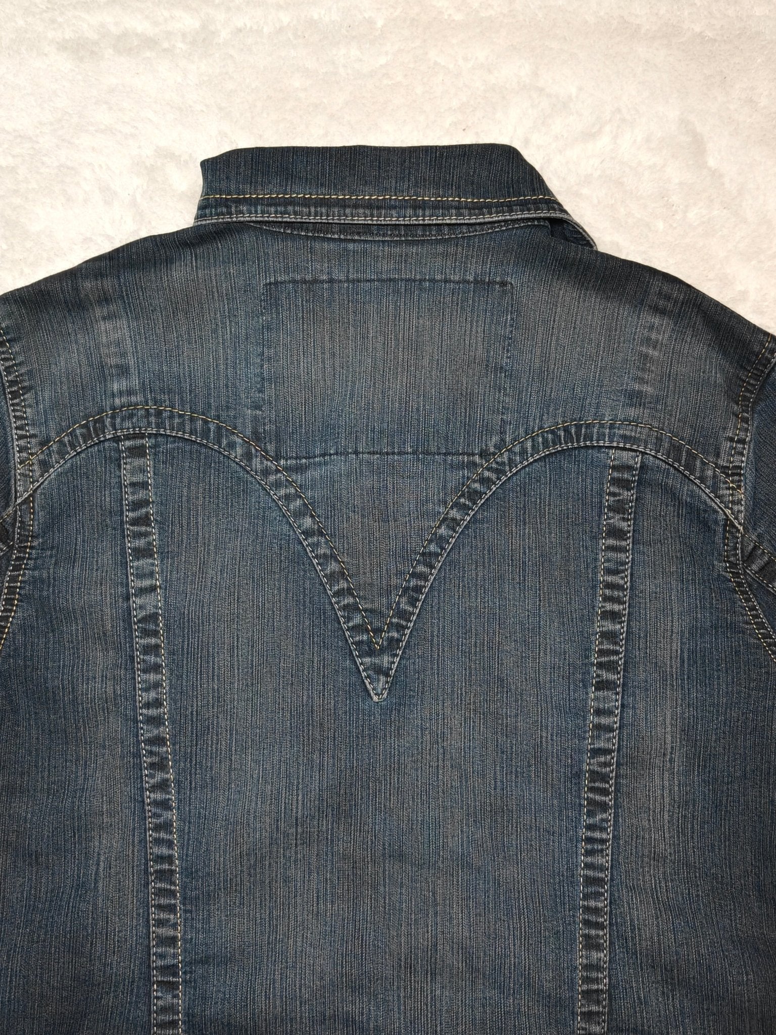 Women Ellus Jeans De Lure Dark Blue M Denim Jacket