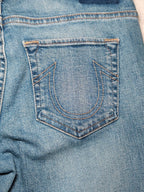 Women True Religion Cora Light Blue Straight W27 L30 (EU 36/S) Jeans
