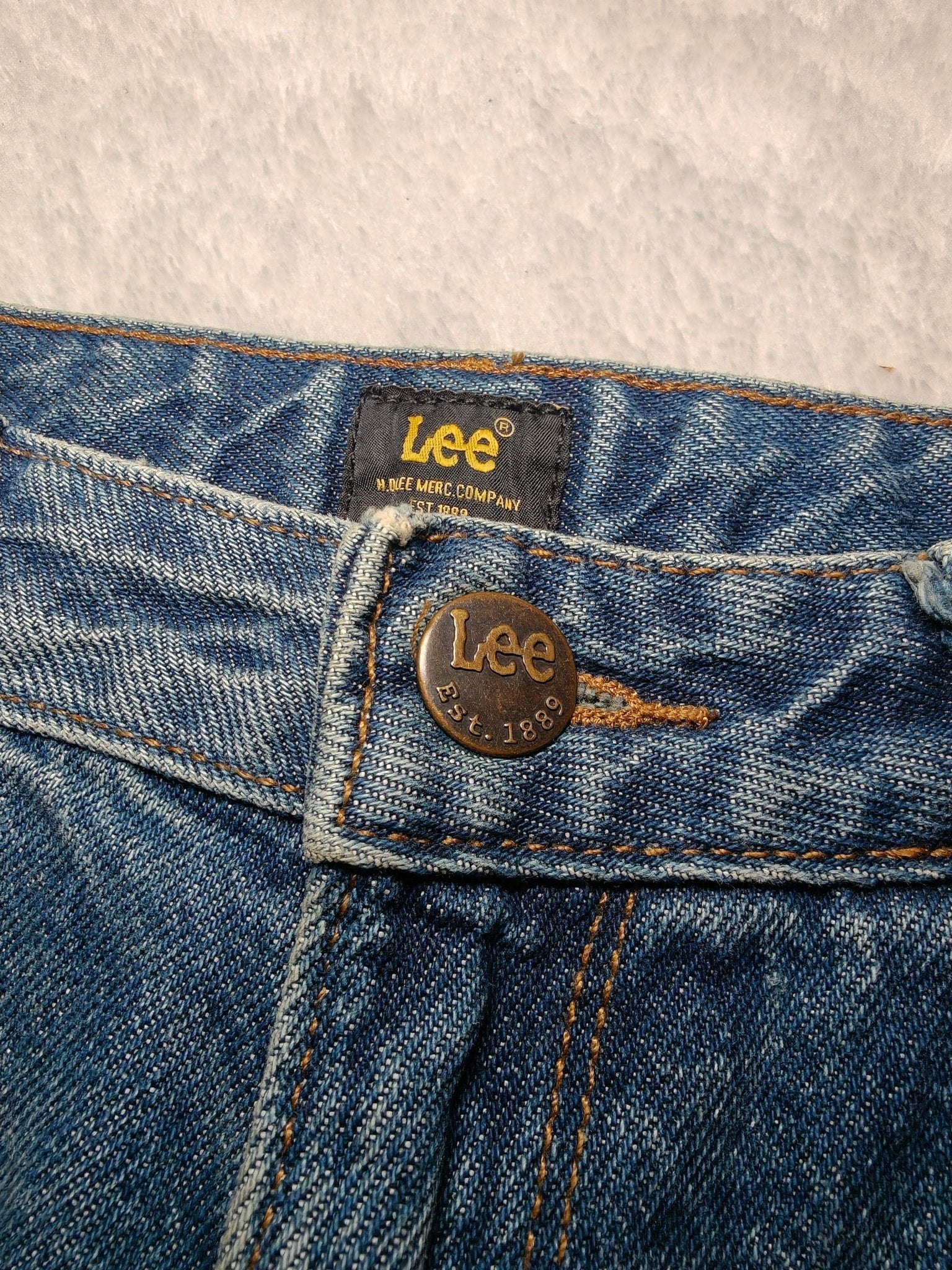 Women LEE Vintage Blue Mom Straight W27 EU 36 S Jeans